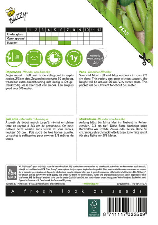 American Wonder herne siemenpussi takaa kylvöohjeilla