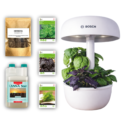 Bosch SmartGrow 3 – Täydellinen aloituspakkaus (laite, kasvukapselit, siemenet ja ravinne)