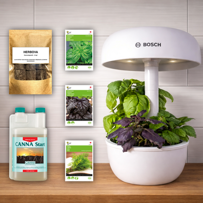 Bosch SmartGrow 3 – Täydellinen aloituspakkaus (laite, kasvukapselit, siemenet ja ravinne)