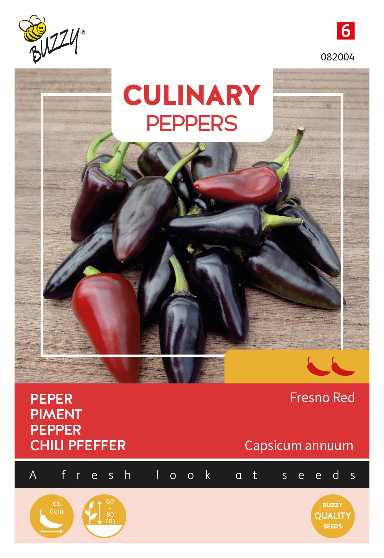 Fresno Red chili siemenet – Buzzy Capsicum annuum
